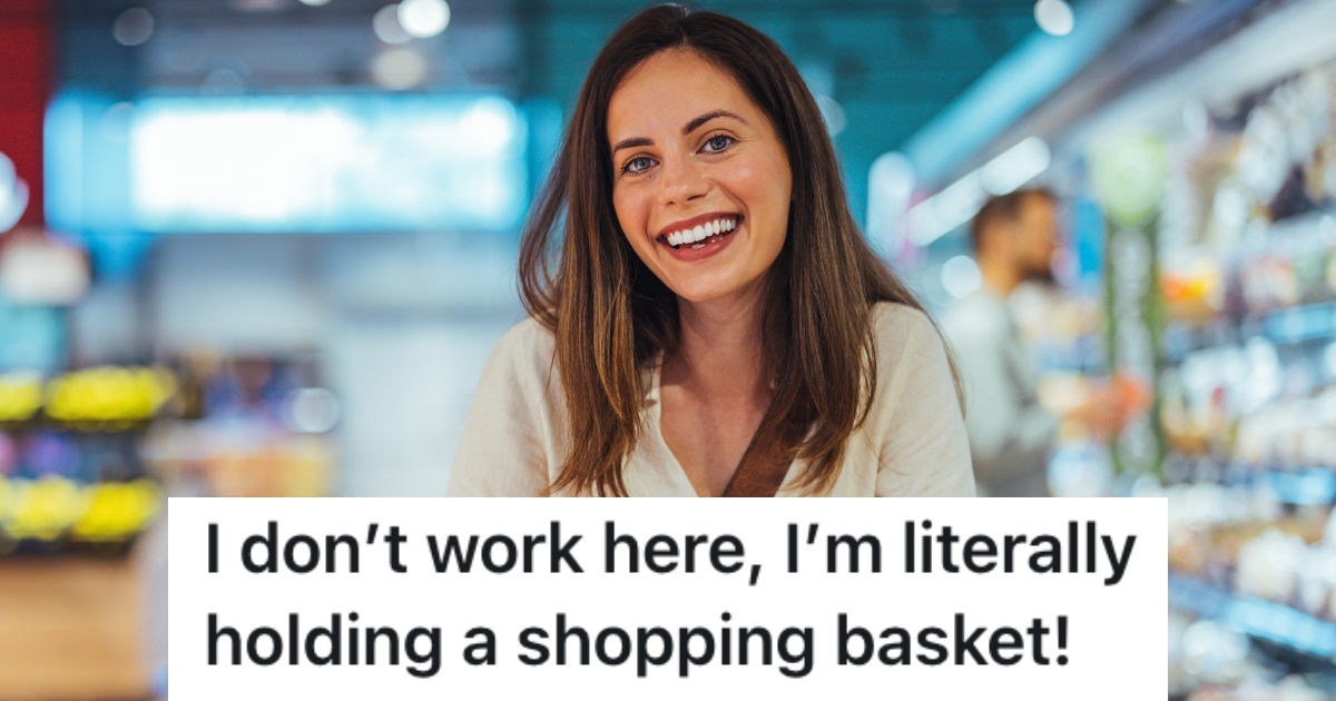 woman shopping in a grocery store