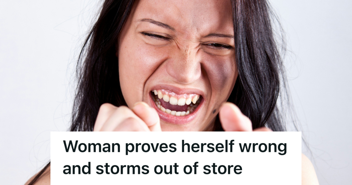 angry woman scowling