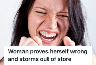 Demanding Customer Misread A Pet Store Discount Sign, So She Stormed Out In A Rage When The Manager Proved Her Wrong