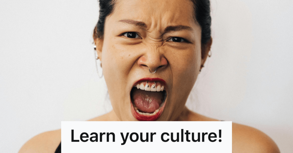 angry woman screaming