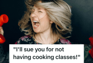 Crazy Customer Claimed A Bakery Lied About Cooking Classes, So She Berated A Retail Worker And Threatened To Sue Them All