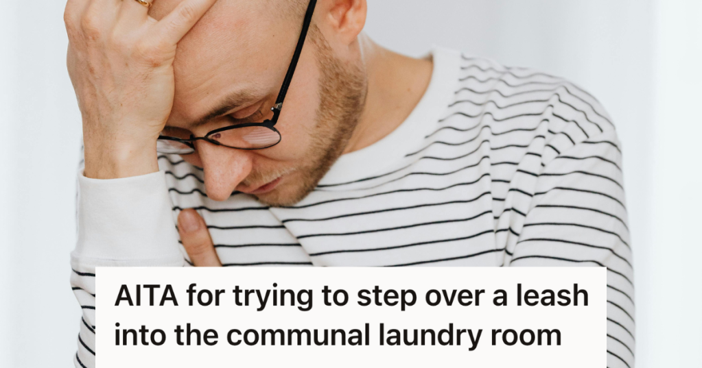 bald man looking stressed