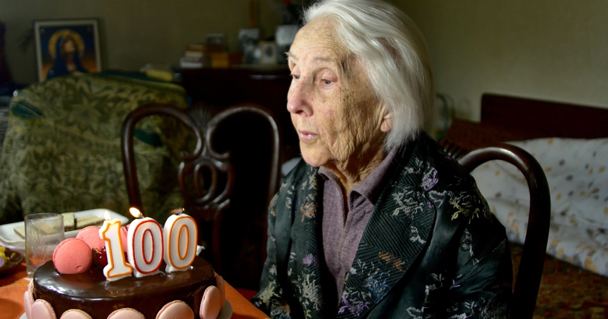 woman on 100th birthday