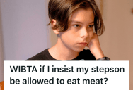 His Wife Imposed A Strictly Vegetarian Rule On The Household, So When He Supported His Stepson Wanting To Eat Meat, She Blew Up On Him