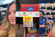 A Shopper Was Surprised By The Great Deal She Got On Cheese At A Grocery Store