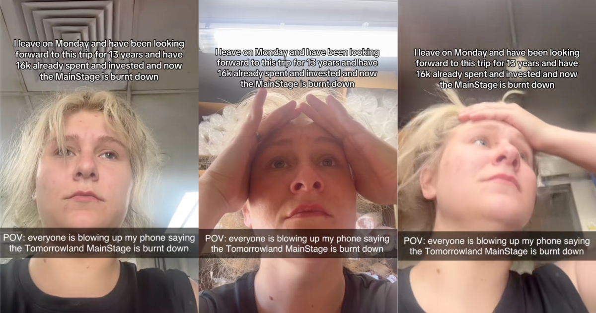 woman talking to tiktokkers