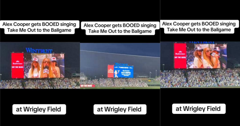 singer at wrigley field