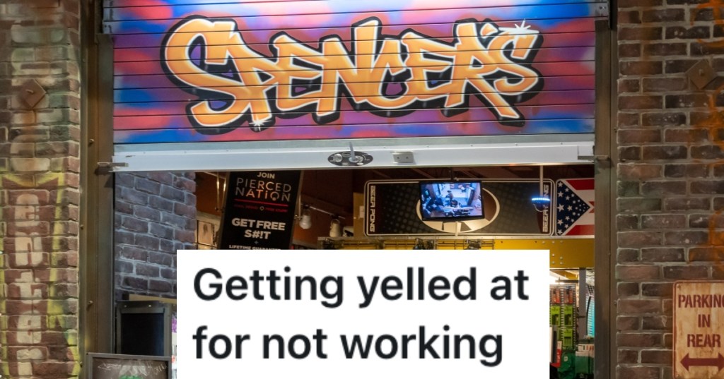 exterior of a spencer's store