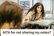 College Student Shared Her Notes To Help A Classmate In Need, But Then Her Lazy Peers Tried To Take Advantage Of Her Kindness