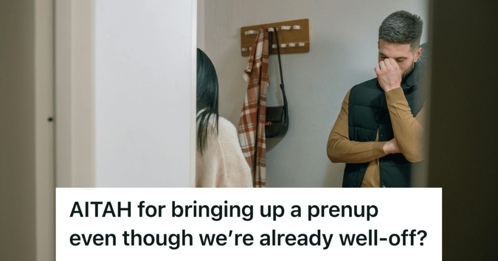 couple arguing in their apartment