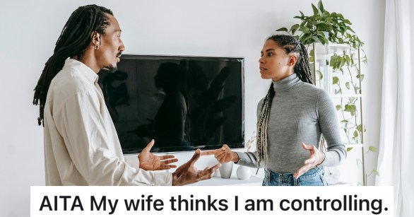 husband and wife having an argument