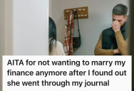 He Discovered His Fiancé Snooped Through His Private Journal, So He Wondered Whether He Could Still Go Through With The Wedding