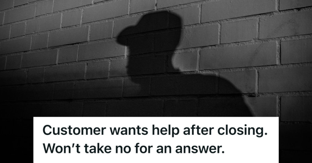 creepy shadow of a man