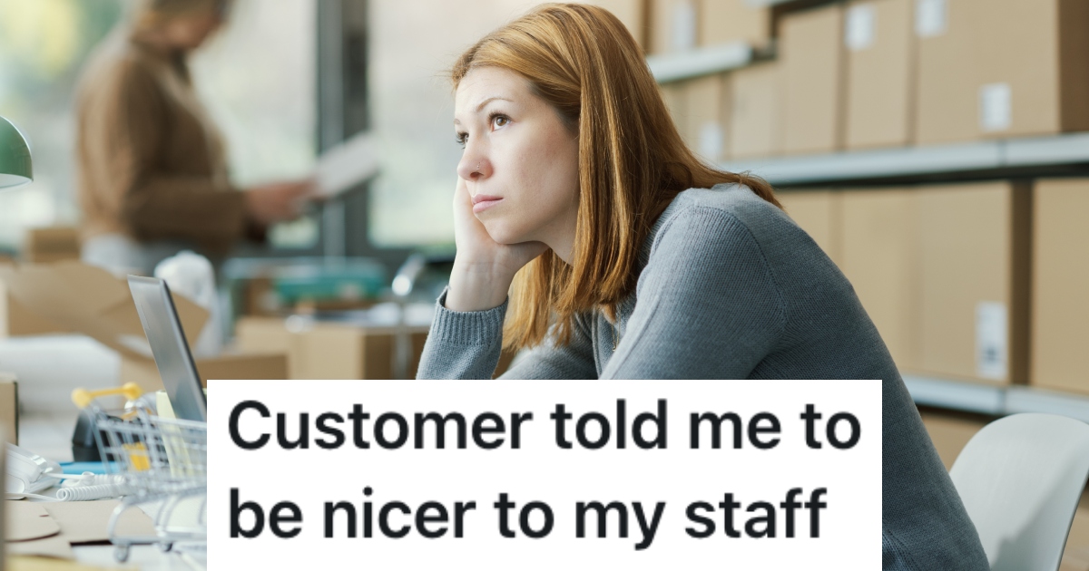 woman behind a desk at work