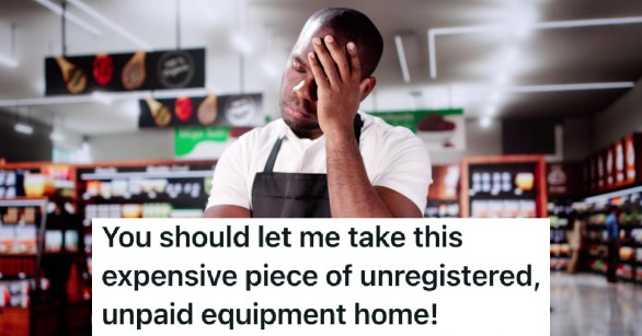 frustrated retail employee