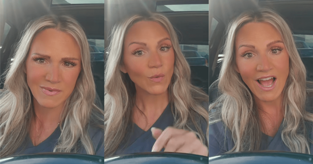 woman talking about tiktokkers