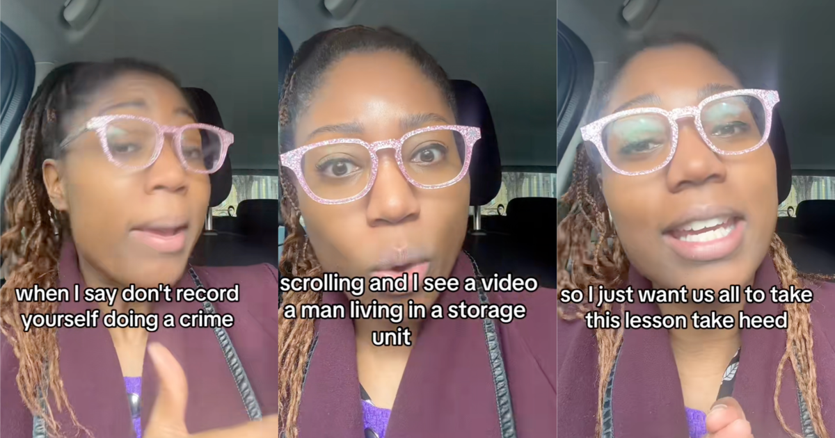 woman talking to tiktokkers