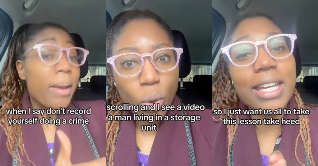 woman talking to tiktokkers