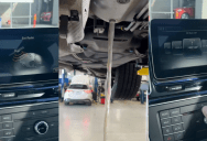 A Driver Left The Sunroof Of His Mercedes Open And It Caused A Lot Of Problems