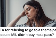 Her Mother-in-Law Is Always Rude To Her, So She Refused To Join Her Family For A Day At An Amusement Park