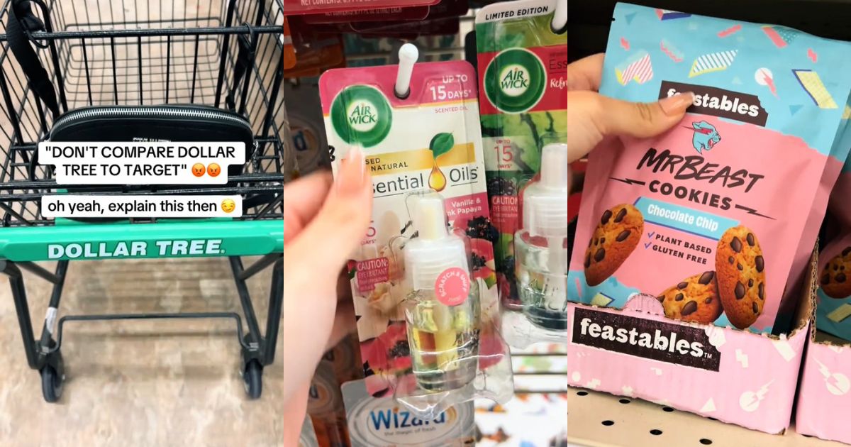 Shopping in a Dollar Tree