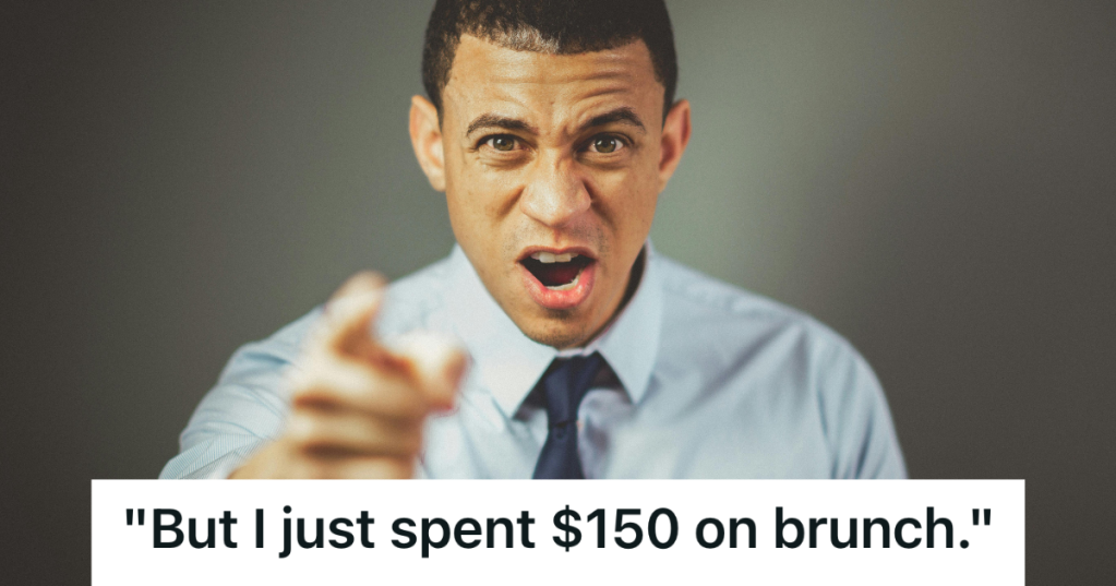 dressed up man shouting