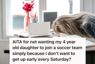 Exhausted Mother Felt Overloaded With Responsibilities, So When Her Husband Suggested Signing Their Four-Year-Old Up For Youth Sports, She Told Him It Was More Than She Could Carry