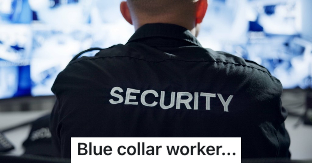 security guard in uniform