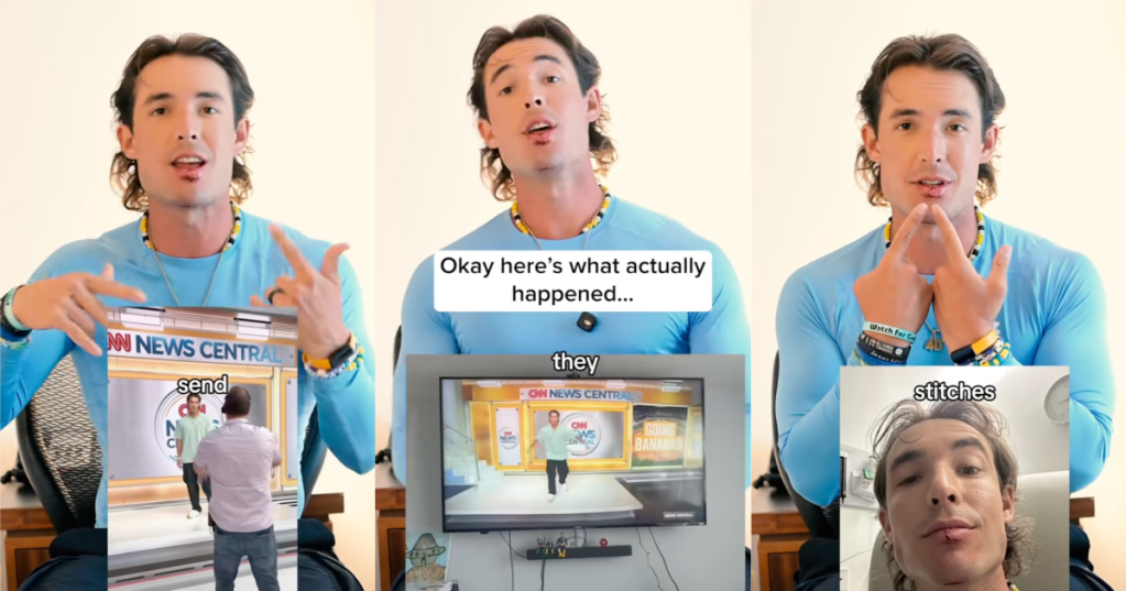 man talking to tiktokkers