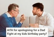 He Wanted To Apologize To His Girlfriend’s Dad After Causing Drama At His Stepson’s Birthday Party, But His Girlfriend Is Telling Him Not To, So He Isn’t Sure What To Do