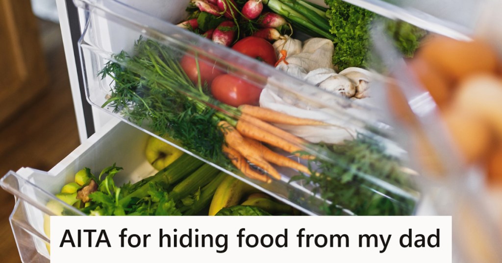 Vegetables in a fridge