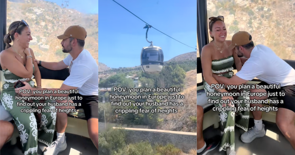couple in a gondola