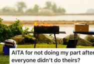 Everyone At Work Refused To Do Their Assigned Jobs, So When One Person Did Everything Except Cook, The Entire Group Got Banned From The Park