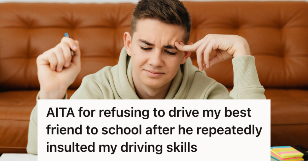 high school student looking stressed