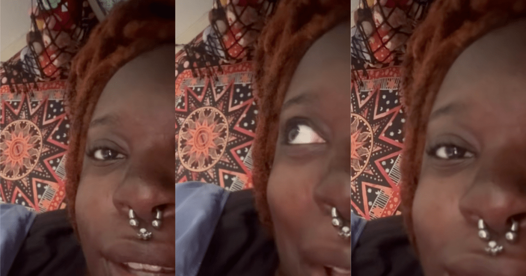 woman talking to tiktokkers