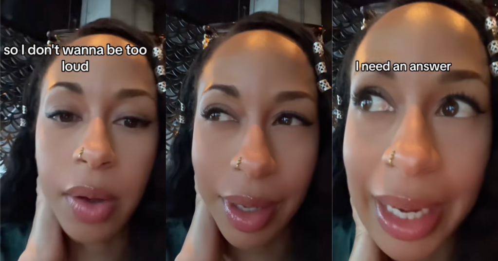 woman talking about bars