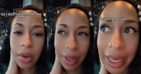 woman talking about bars