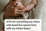 Mother Refused To Let Her Baby Near Her Niece With Head Lice, And Her Family Accused Her Of Being Unreasonable
