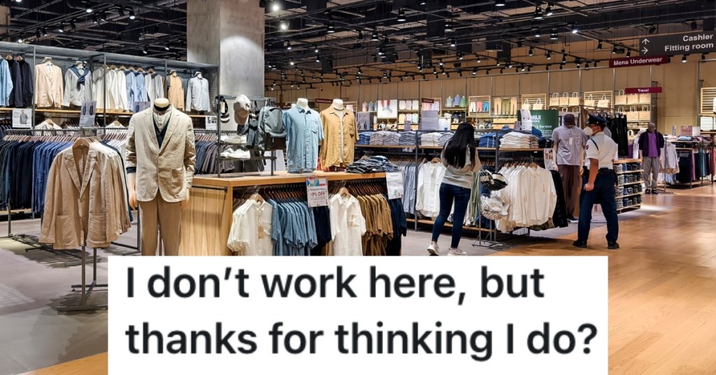 interior of a clothing store