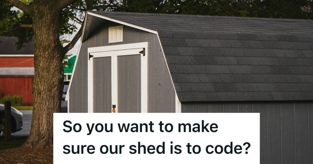 outdoor shed