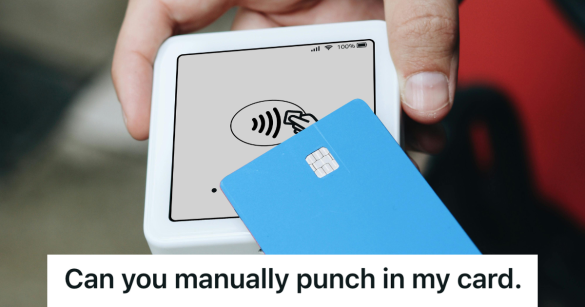 paying with a credit card