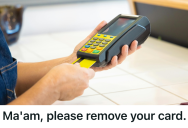Cashier Tried To Help An Older Customer With The Card Reader, But The Customer Snapped And Said She Didn’t Know Her Job