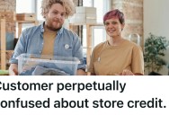 Baffled Customer Struggles To Understand Store Credit At A Consignment Store, So An Employee Has To Lay It Out For Him And Complete A Transaction To Prove It’s Real