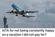 His Elderly Friend Invited Him On An All-Expenses-Paid Trip With Her, But Then She Made His Life Horrible By Expecting Him To Be Happy All The Time