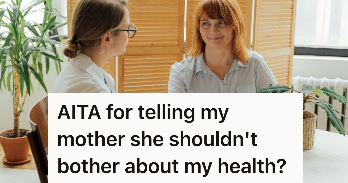 mother and adult daughter talking