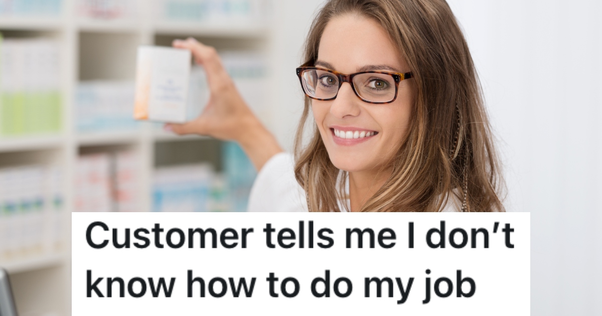 woman working in a pharmacy