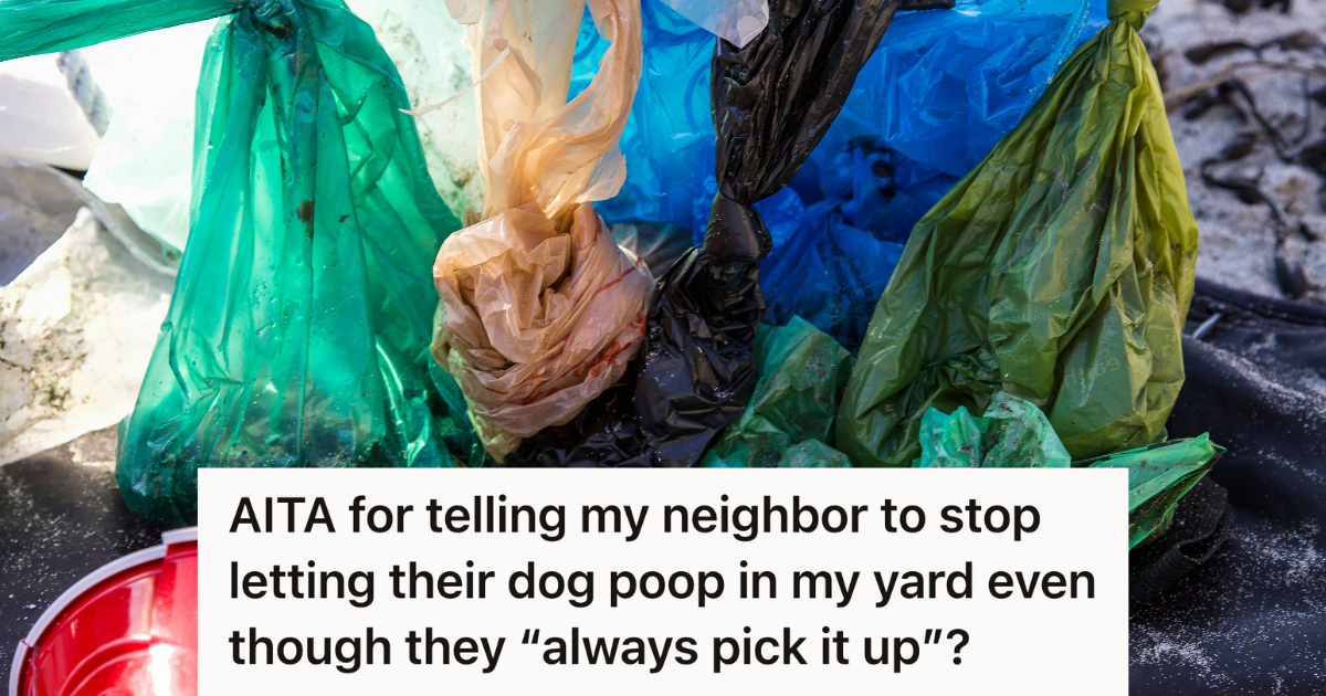 plastic dog poop bags