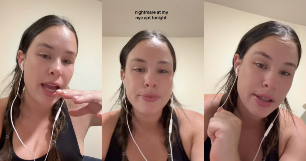 woman talking to tiktokkers