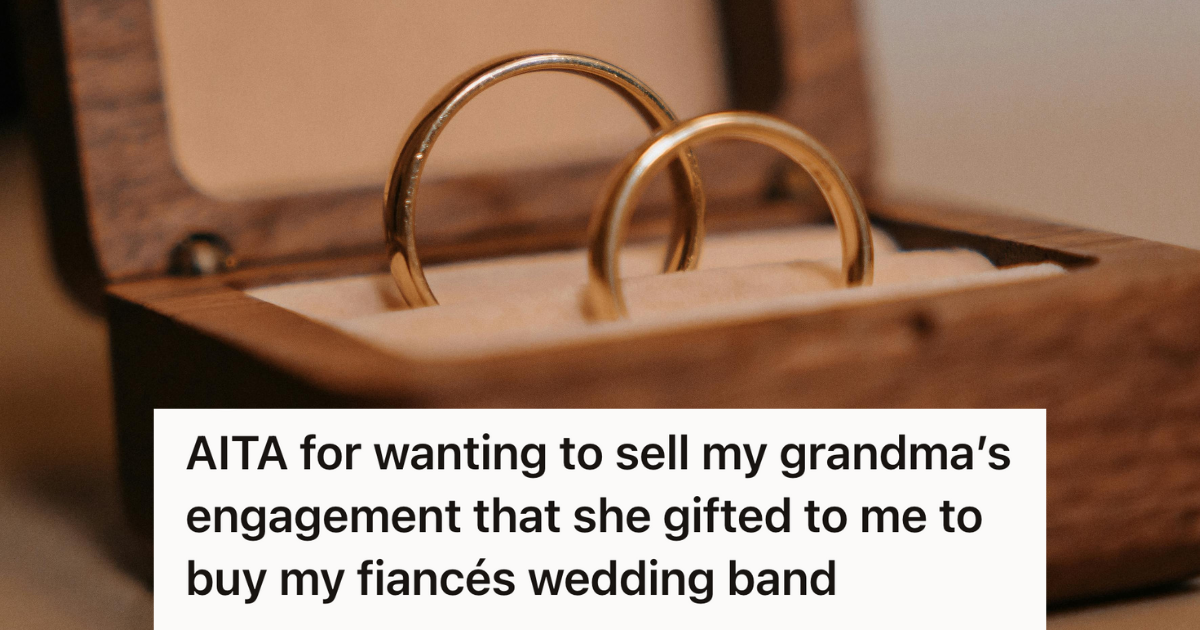 ring in a wooden box