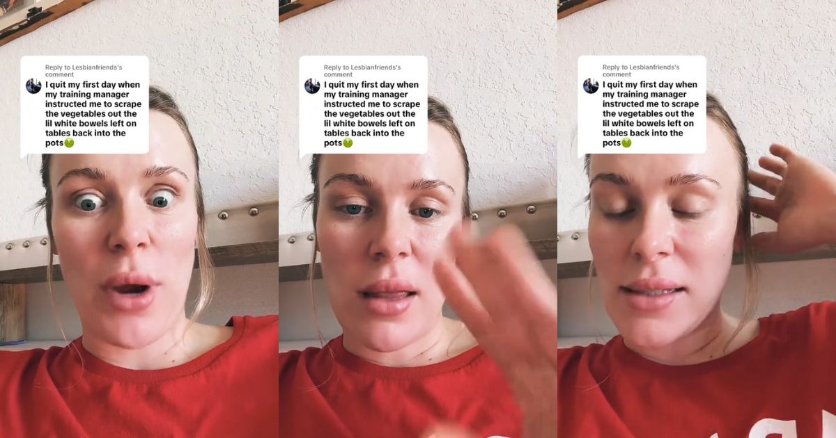 Kara talking about an incident working at Cracker Barrel